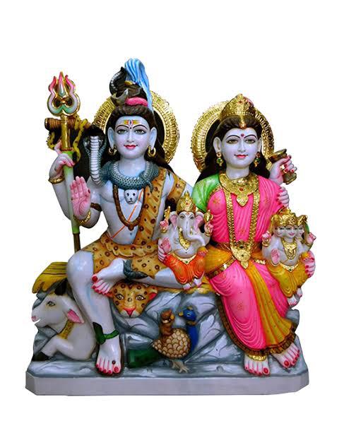 Radha Krishna Marble Statue