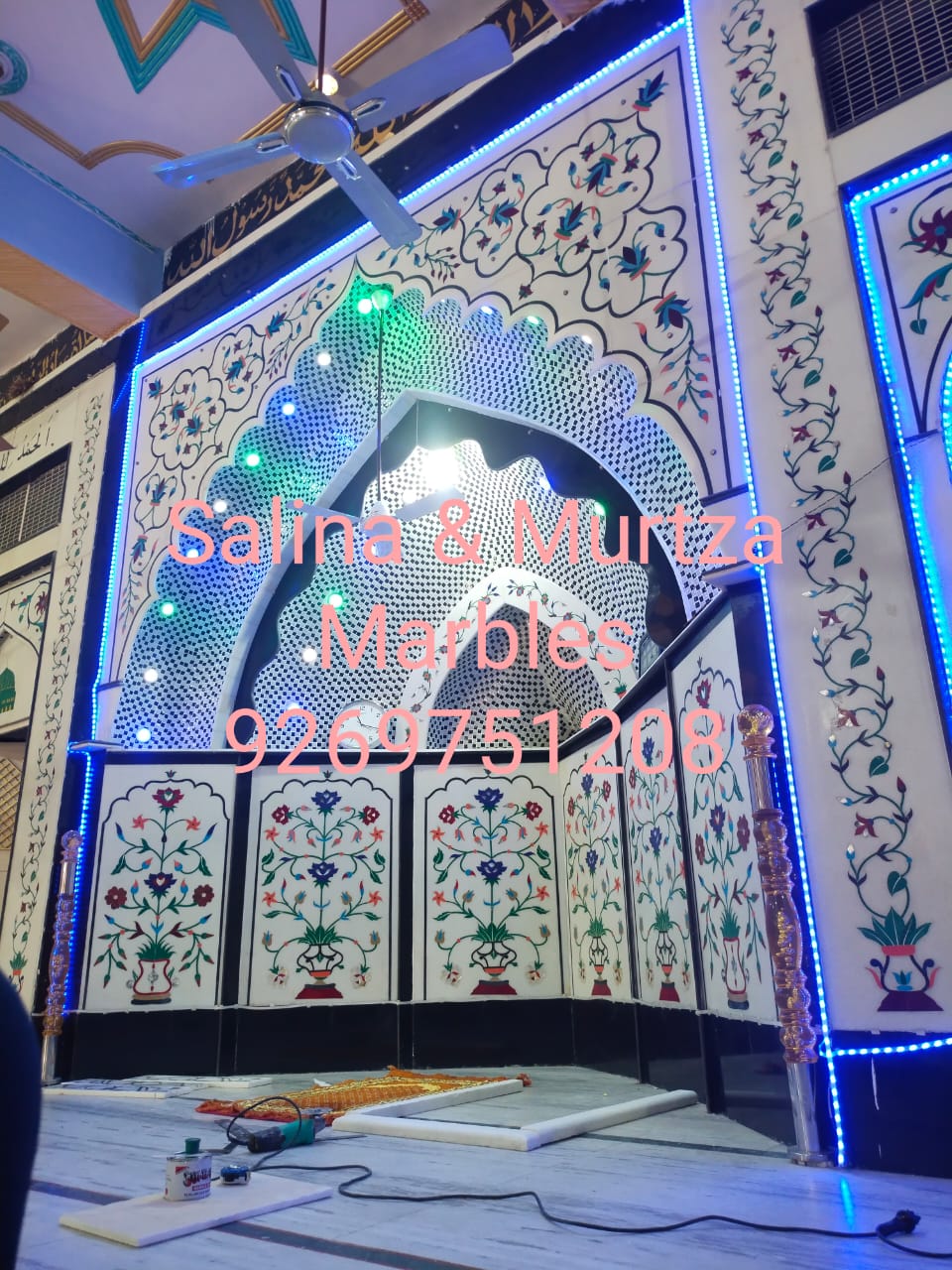 Radha Krishna Marble Statue